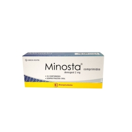 MINOSTA 2 MG COM X 28