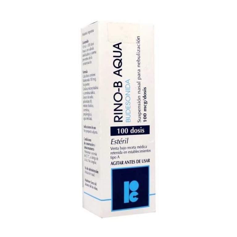 RINO-B AQUA SUSPENSIÓN NASAL 100 MCG X 100 DOSIS