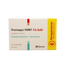 TRAMAPA FORT 75/650 X 20 COMPRIMIDOS