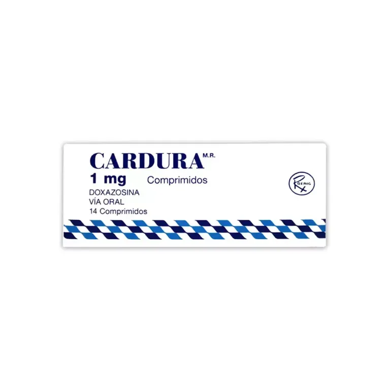 CARDURA 1 MG X 14 Comprimidos