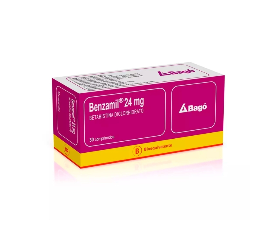 BENZAMIL 24 MG X 30 COMPRIMIDOS