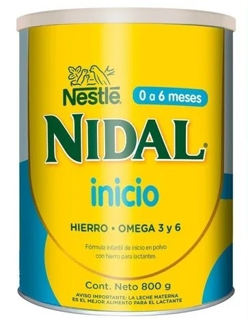 NIDAL 1 INICIO 0 A 6 M PVO X 800 GR