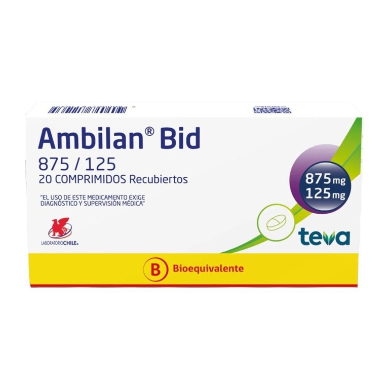 Ambilan Bid Comprimidos Recubiertos x 875/125 mg x 20