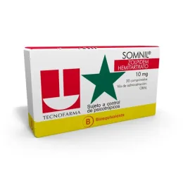 SOMNIL 10 MG X 30 COMPRIMIDOS