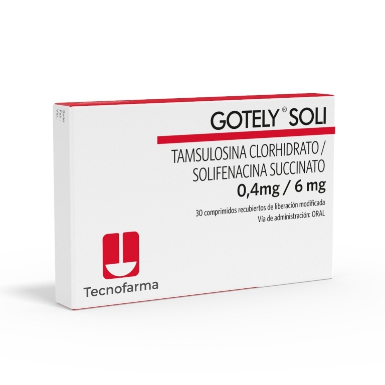 Gotely Soli 0,4 mg/ 6 mg  x 30 comprimidos