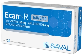 ECAN R 160/5/10 MG COM X 30