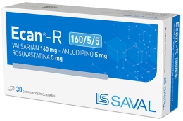 ECAN R 160/5/5 MG  X 30 COMPRIMIDOS