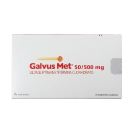 GALVUS MET COM 50/500 MG X 28