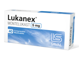 Lukanex 5 mg x 40 comprimidos masticables
