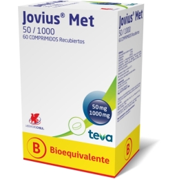 JOVIUS MET COM 50/1000 MG X 60