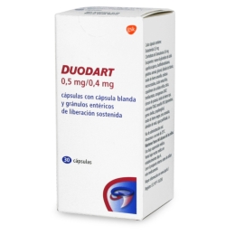 DUODART X 30 CÁPSULA BLANDA Y GRÁNULOS ENTÉRICOS DE LIBERACIÓN SOSTENIDA