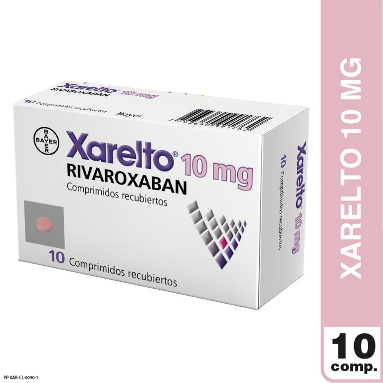 XARELTO 10 MG X 10 COMPRIMIDOS RECUBIERTOS
