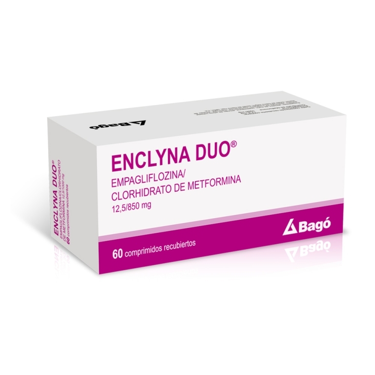 ENCLYNA DUO 12,5/850 MG X 60 COMPRIMIDOS RECUBIERTOS
