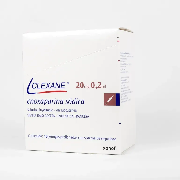 CLEXANE 20MG/0,2 ML X 10 JERINGA PRELLENADA SOLUCIÓN INYECTABLE