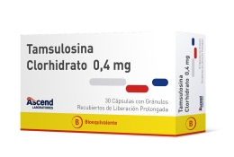 Tamsulosina 0,4 mg x 30 capsulas