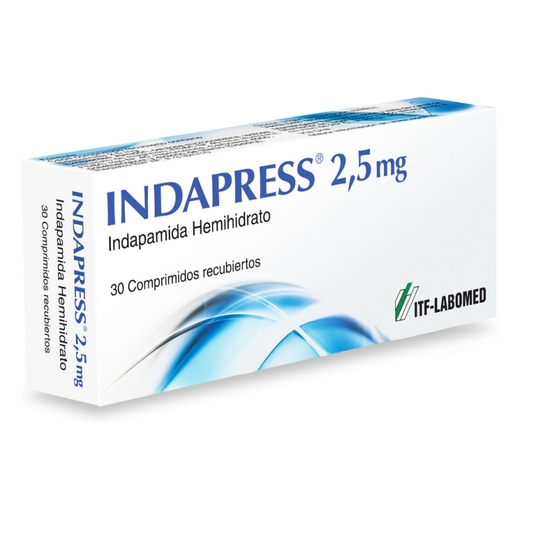 INDAPRESS 2,5 MG X 30 COMPRIMIDOS