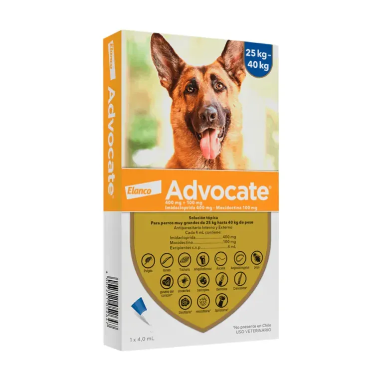 ADVOCATE PERROS 25-40 KG X 1 UND
