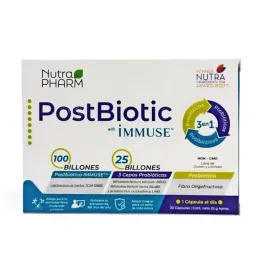 POSTBIOTICS CAP ADULTO X 30 UND NUTRAPHARM