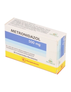 METRONIDAZOL COM REC 500 MG X 20 PINNACLE (BE)
