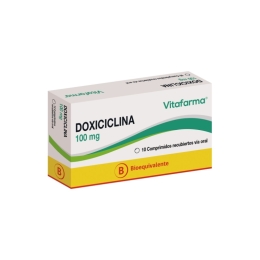 DOXICICLINA COM RECUBIERTOS 100 MG X 10 UND VITAFARMA