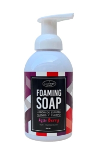 JABON DE ESPUMA MANOS Y CUERPO ACAI BERRY X 500ML