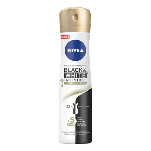 NIVEA DEO SPRAY B&W INVISIBLE MUJER GOLD X 150 ML