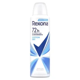 REXONA DESODORANTE SPRAY MUJER COTTON DRY A/TR.72HR.150ML