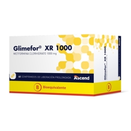 GLIMEFOR XR  1000 MG X 60 COMPRIMIDOS