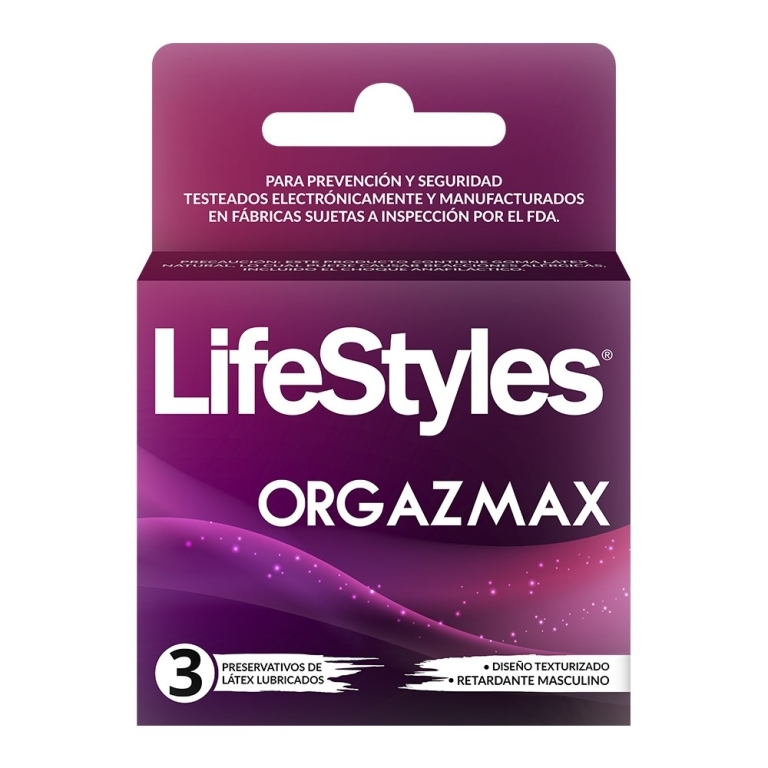 PRESERV LIFESTYLES ORGAZMAX X 12 (DM)