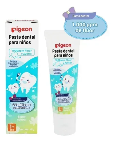 PIGEON PASTA DENTAL PARA NINOS SABOR NATURAL X 45 GR