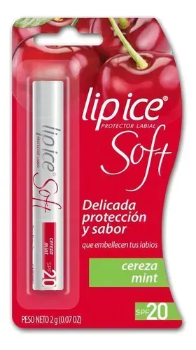 LIP ICE SOFT CEREZA MENTA SPF 20