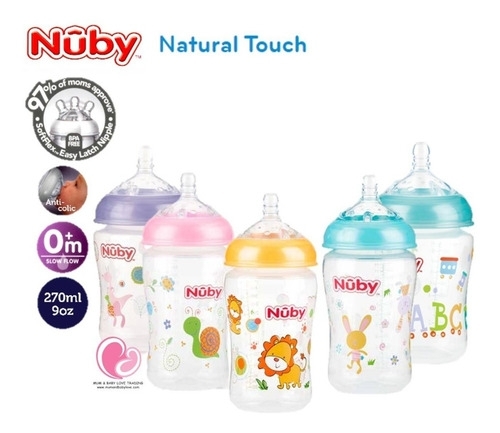 MAMADERA UPSCALE BOCA ANCHA X 270 ML NUBY 