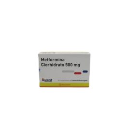 METFORMINA XR COM  500 MG X...