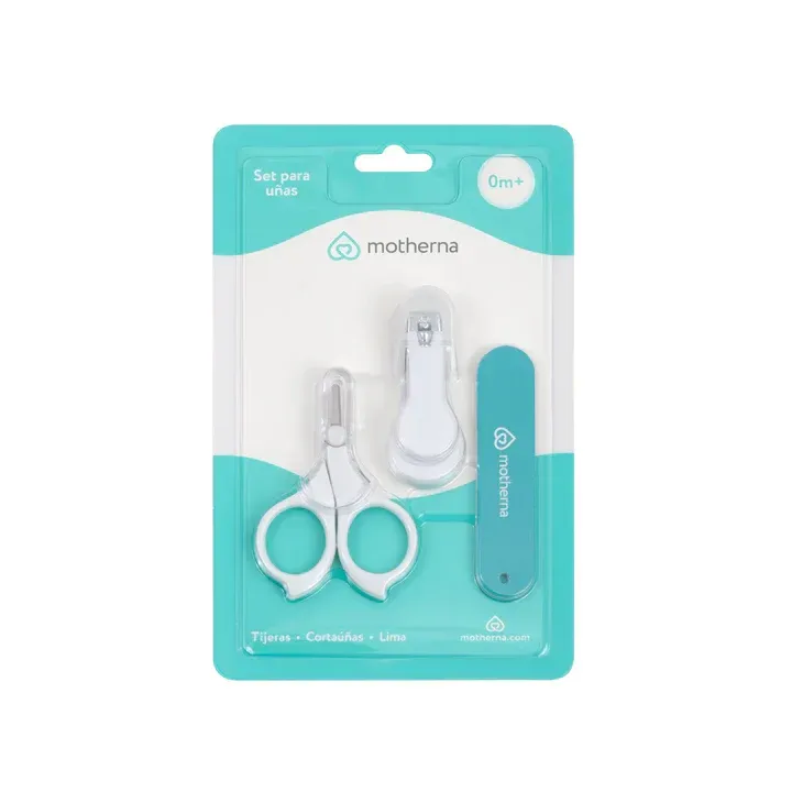 SET BEBE TIJERA+CORTA UÑAS+LIMA MOTHERNA