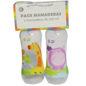 MAMADERAS X 240 ML X 2 UND BEST HOUSE