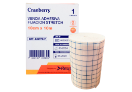 CRANBERRY VENDA ADH FIJACION STRETCH 10 CM X 10 M