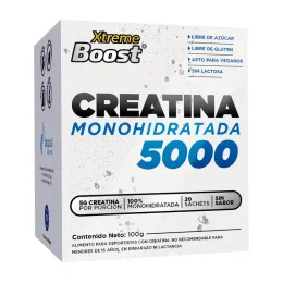 CREATINA XTREME BOOST SBRE 5 G SIN SABOR X 20 SACHETS