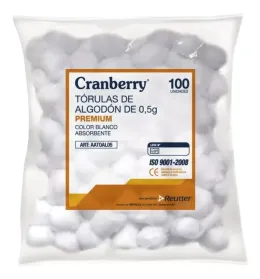 CRANBERRY TORULAS DE ALGODON 1,0 GR. BOLSA X 100 REUTTER (DM)