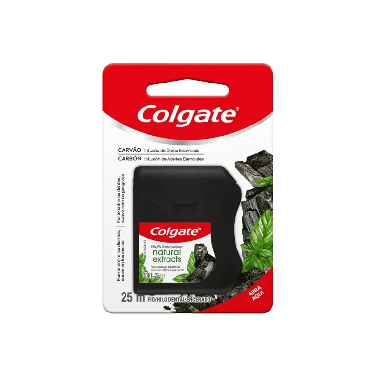 COLGATE HILO DEN EXT CHARCOAL X 25 M