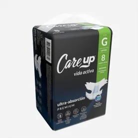 CARE UP PAÑAL ADULTO G X 8 UND