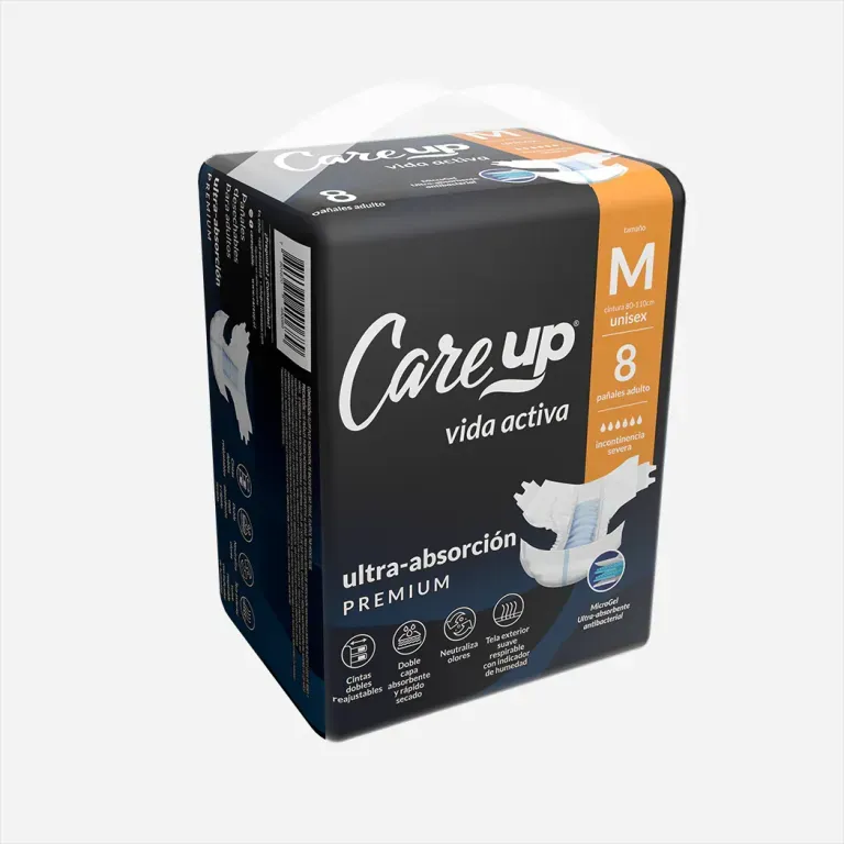 CARE UP PAÑAL ADULTO M X 8 UND