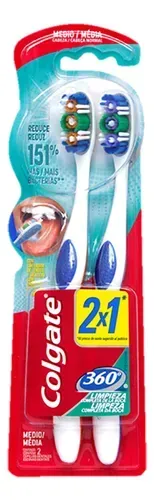 COLGATE CEP 360 TWIN MEDIO X 2