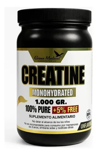CREATINA POLVO X 1000 GR GREEN MEDICAL
