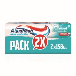AQUAFRESH CREMA PACK ADVANCED 158 GR X 2