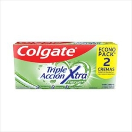 COLGATE CRE TRIPLE ACCION XTRA FRESCURA X 100 ML X 2