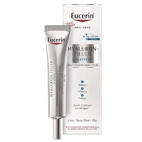 EUCERIN ANTIEDAD HYALURON FILLER CONTORNO OJOS SPF15 X 15ML