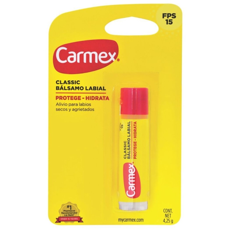 CARMEX BALSAMO LABIAL CLASICO STICK FPS15 X 4,25 GR
