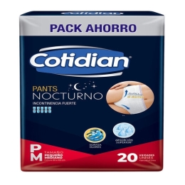 COTIDIAN PANTS NOCTURNO P-M X 20 UND