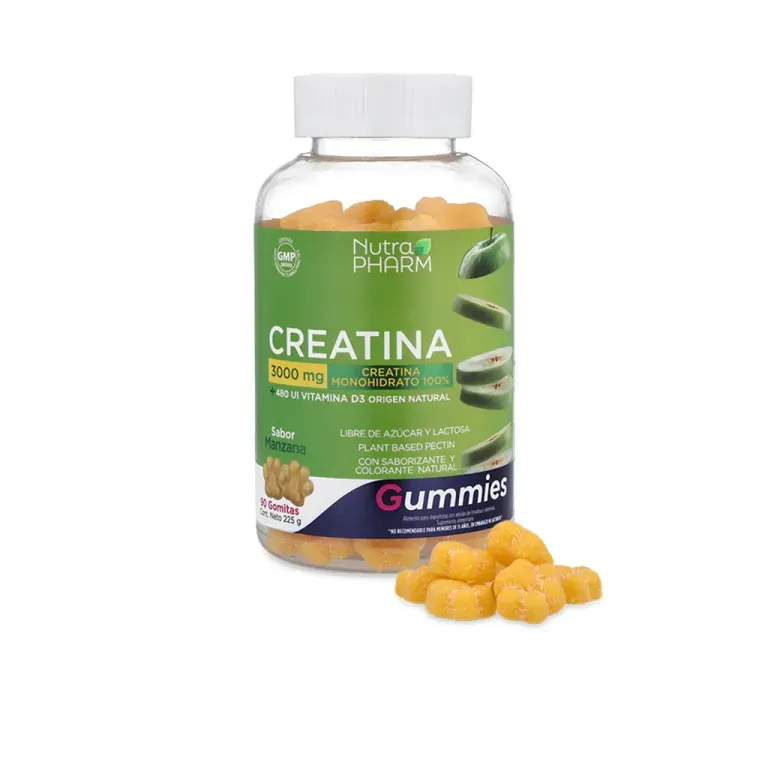 CREATINA MONOHIDRATO GUMMIES X 90 UND NUTRAPHARM