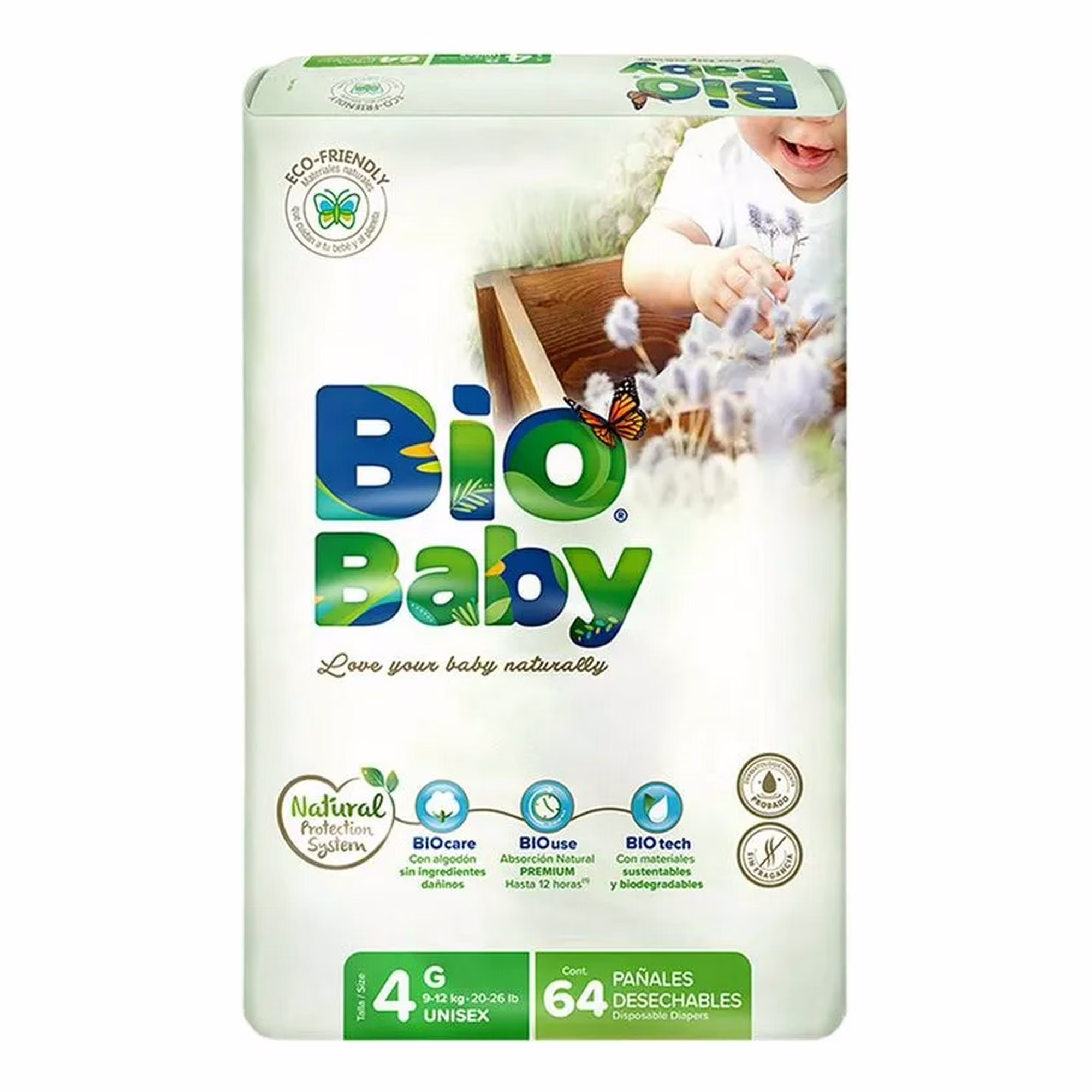BIO BABY PAÑ T4 MEGA G X 64